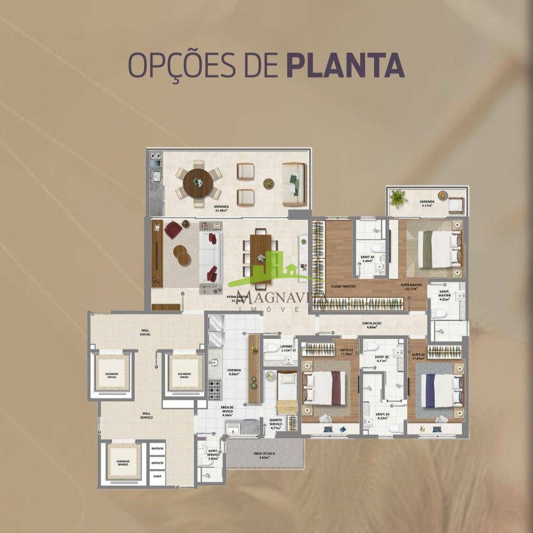 Apartamento - Horto Florestal