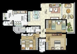 Apartamento - Rio vermelho
